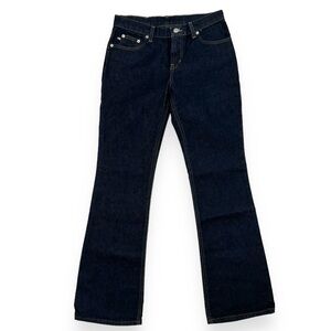 RALPH LAUREN POLO JEANS CO. Dark Wash Mid-Rise Flare Jeans